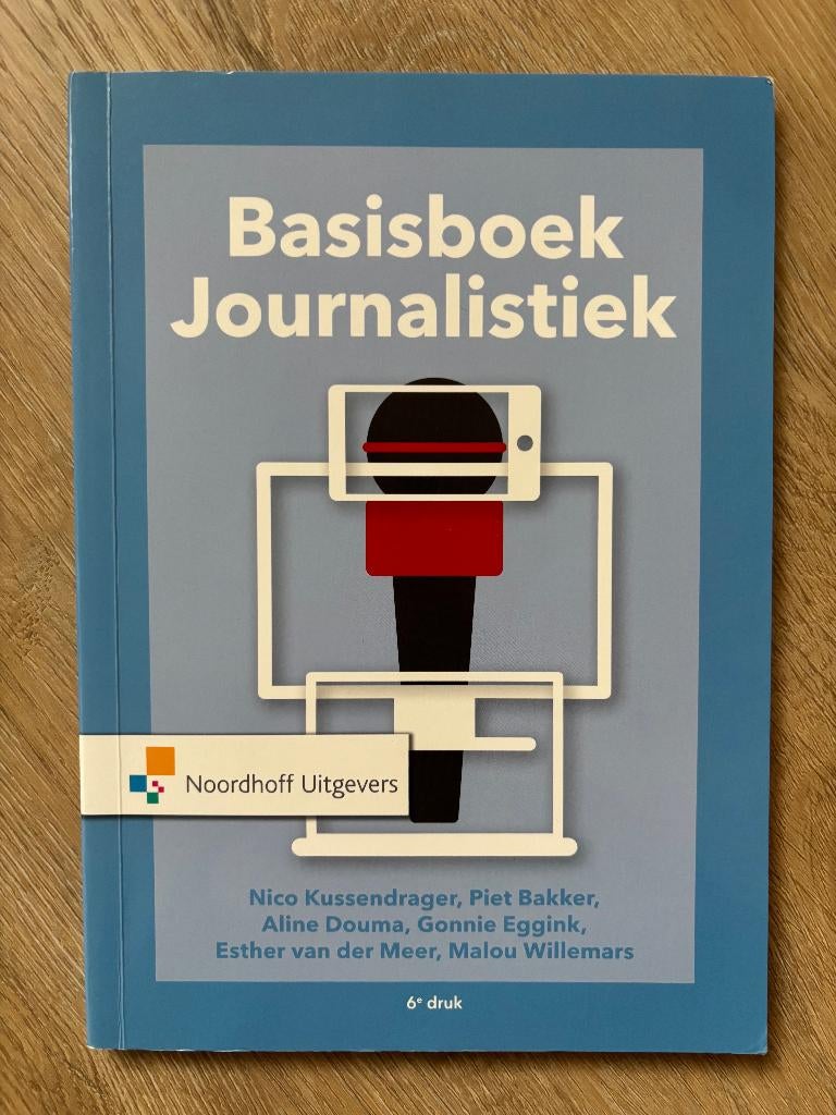 studieboek: basisboek journalistiek, Boeken, Studieboeken en Cursussen, Verzenden, Diverse auteurs, HBO, Zo goed als nieuw