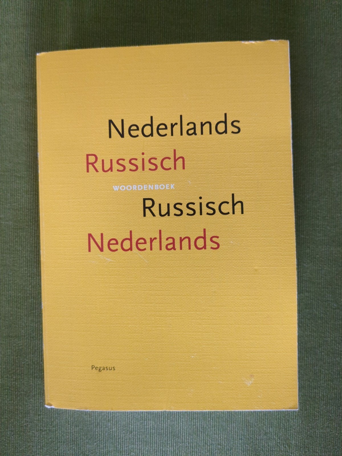 Nederlands Russisch Woordenboek - Pegasus, Ophalen of Verzenden, Zo goed als nieuw, Overige uitgevers, Nederlands