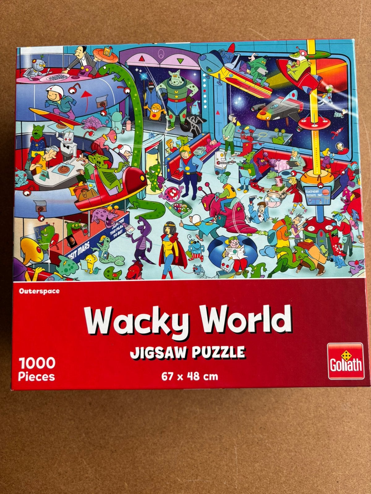 Puzzel 1000 st Wacky World, Ophalen of Verzenden, 500 t/m 1500 stukjes, Zo goed als nieuw