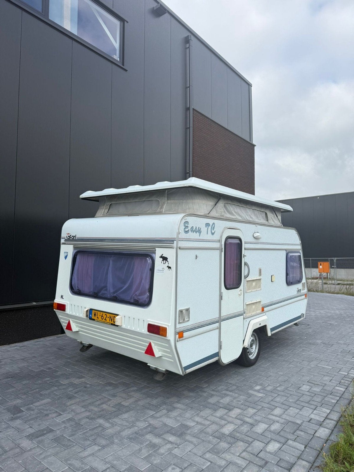 safari easy tc hefdak voortent, Caravans en Kamperen, Rondzit, Tot en met 3, 500 - 750 kg, Kachel