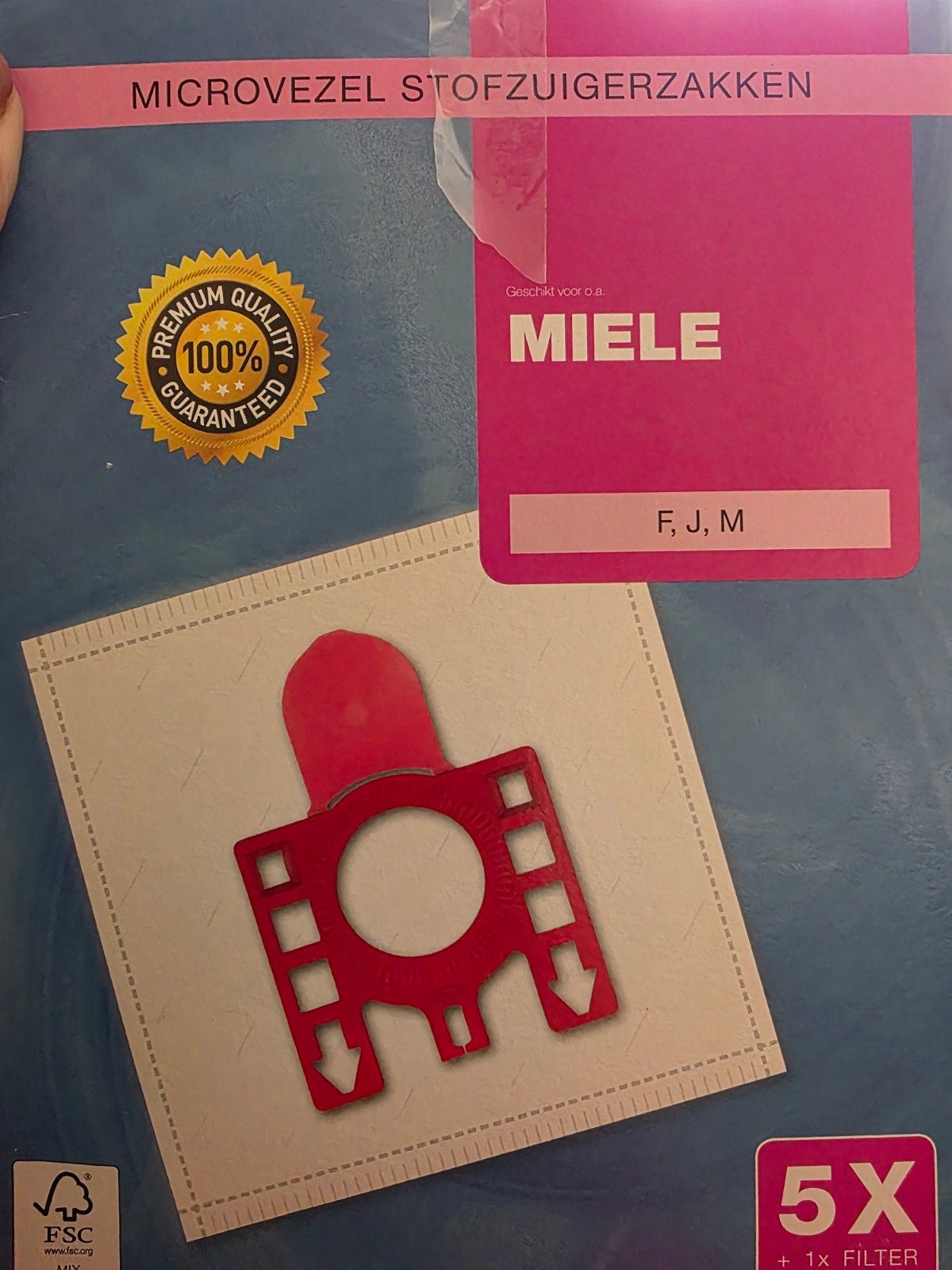 5 miele stofzuiger zakken, Ophalen of Verzenden