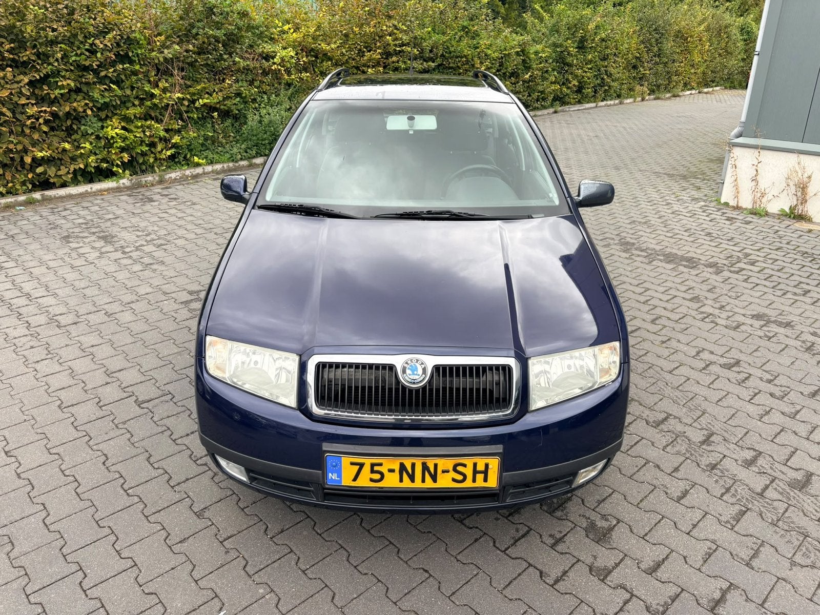 Skoda Fabia 1.4 Combi 55KW AUT 2004 Blauw, Auto's, 450 kg, 74 pk, 4 cilinders, Blauw