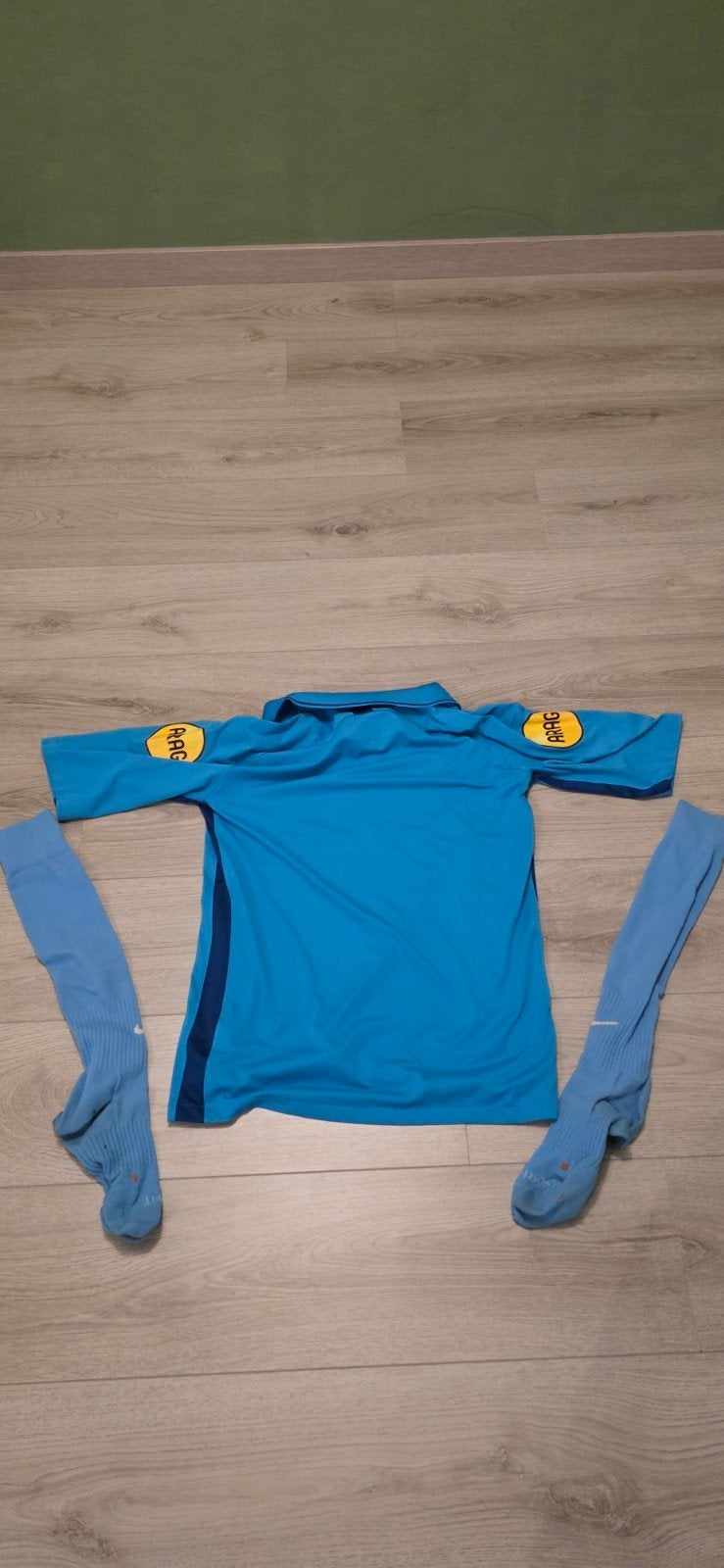 KNVB Scheidsrechtersshirt Maat M met sokken, Nike, Ophalen of Verzenden, Zo goed als nieuw, Voetbal