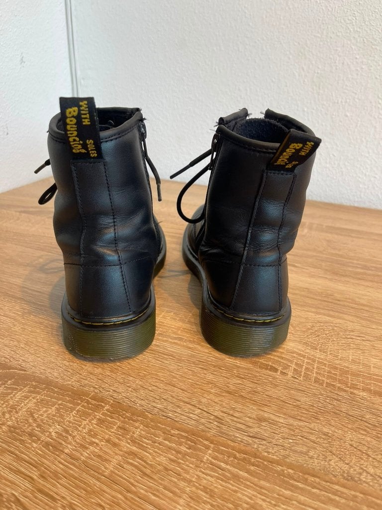 Dr. Martens 1460, Zwart Leer, Maat 37, Met Rits, Nette staat, Kleding | Dames, Schoenen, Dr Martens, Zwart, Lage of Enkellaarzen