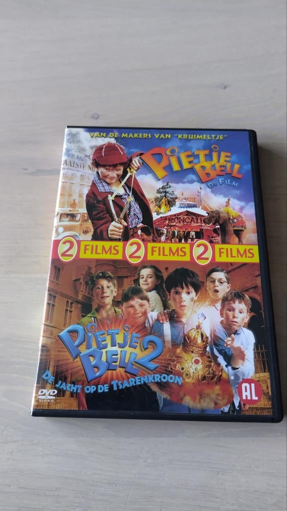 Pietje Bell & Pietje Bell 2 - De Jacht op de Tsarenkroon DVD, Cd's en Dvd's, Dvd's | Kinderen en Jeugd, Zo goed als nieuw, Film