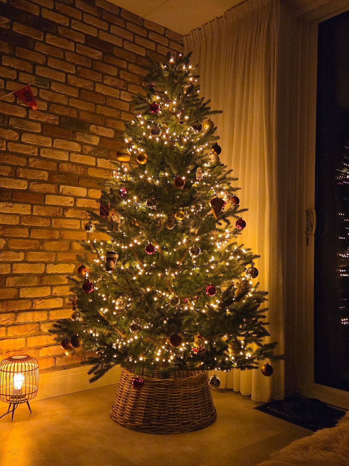Kwaliteit kerstboom 215 cm, Diversen, Kerst, Gebruikt, Ophalen