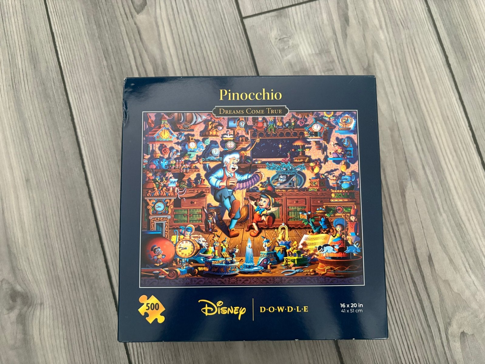Disney Dowdle Legpuzzel Pinokkio Nieuw 500 stukjes, Ophalen of Verzenden, 500 t/m 1500 stukjes, Nieuw, Legpuzzel