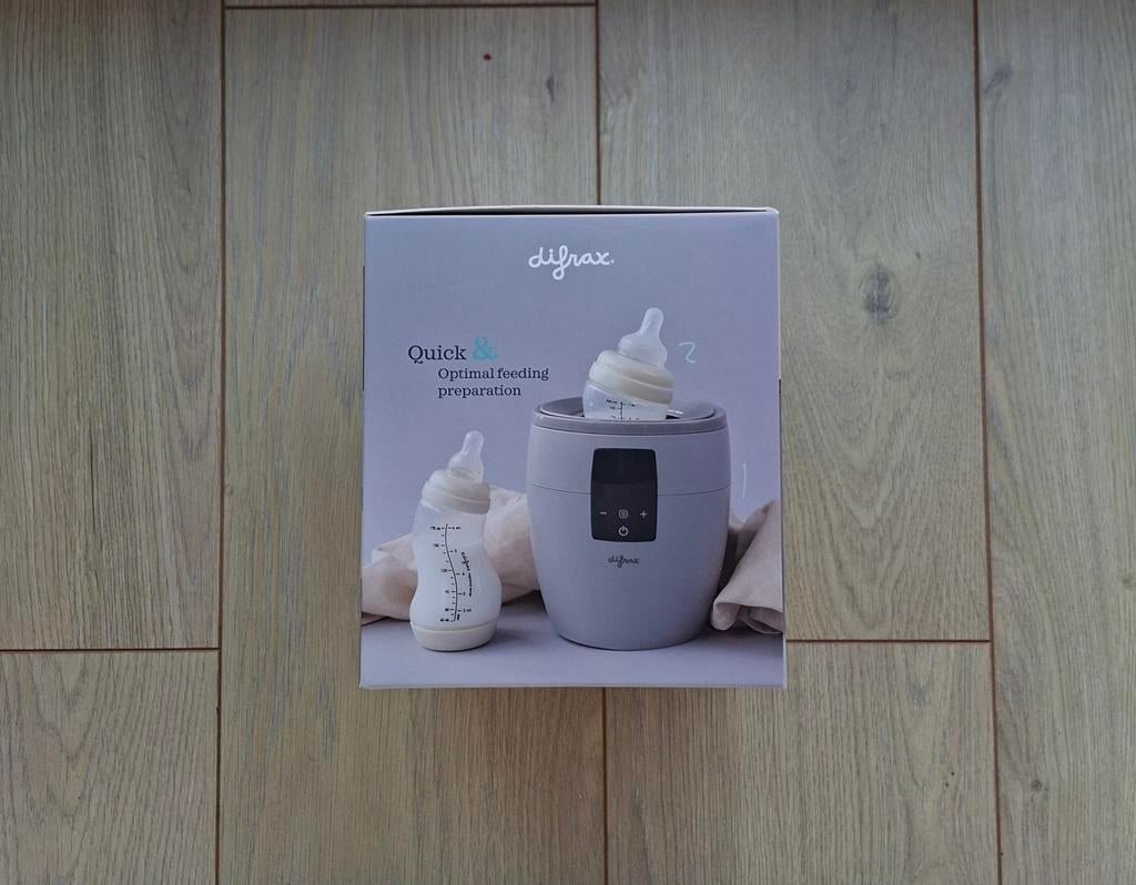 Difrax flessenwarmer, Kinderen en Baby's, Babyvoeding en Toebehoren, Ophalen of Verzenden, Zo goed als nieuw, Flessen- of potjesverwarmer