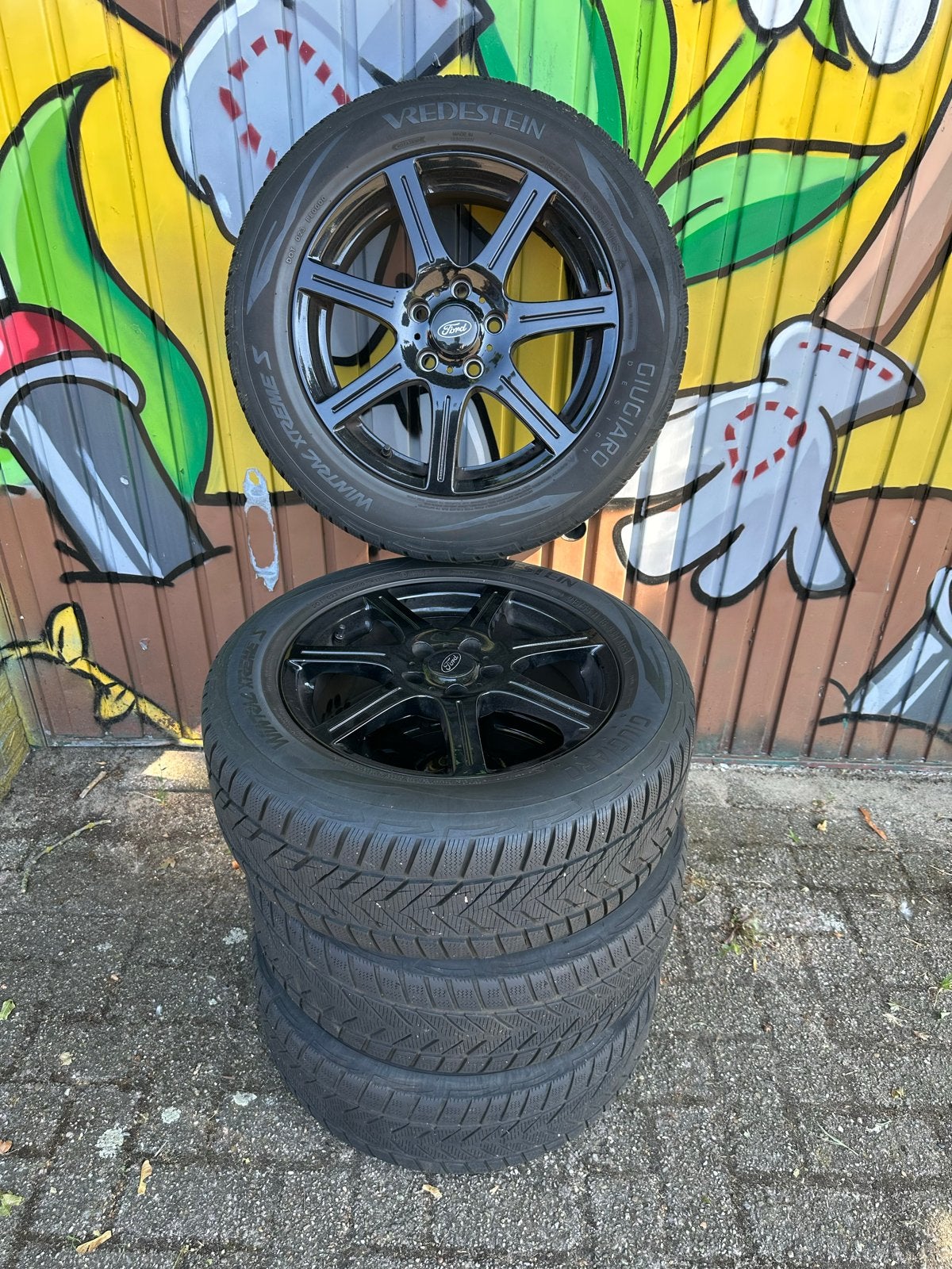 Winterbanden met velgen 5x108 Ford Focus Volvo TPMS, Ophalen, Gebruikt, Volvo