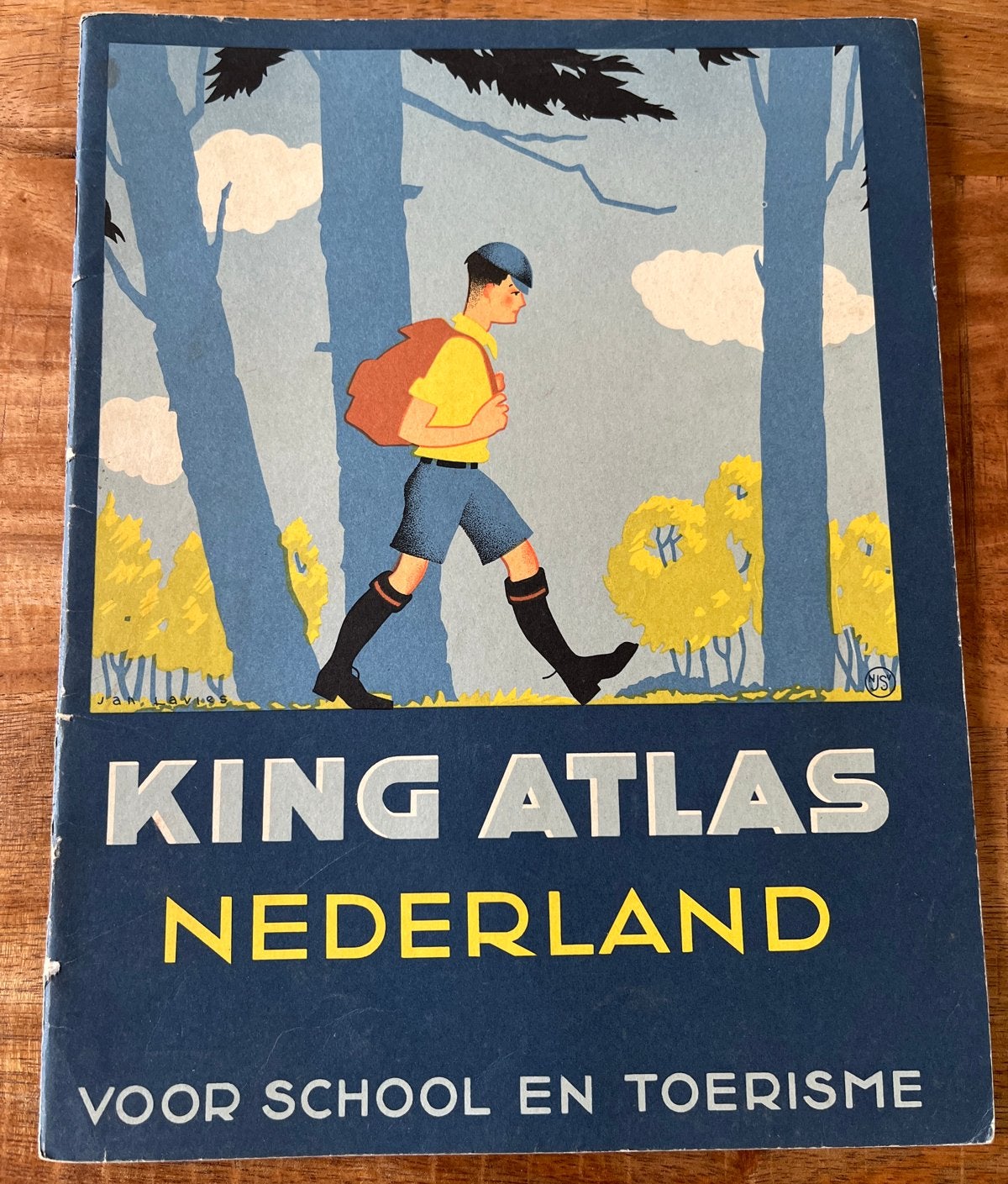 King Atlas Nederland voor School en Toerisme, Gelezen, Overige atlassen, Ophalen of Verzenden, 1800 tot 2000