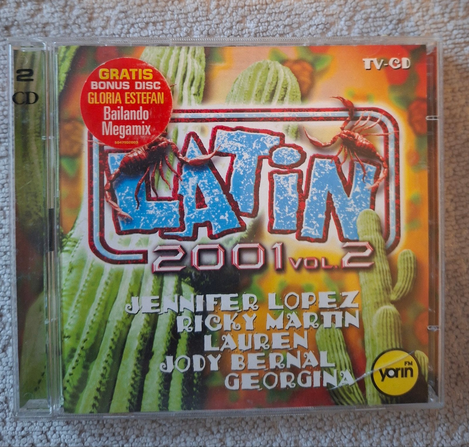Latin 2001 met Jennifer Lopez, Ricky Martin e.a., Latin, Inclusief doosje, Ophalen of Verzenden, Zo goed als nieuw