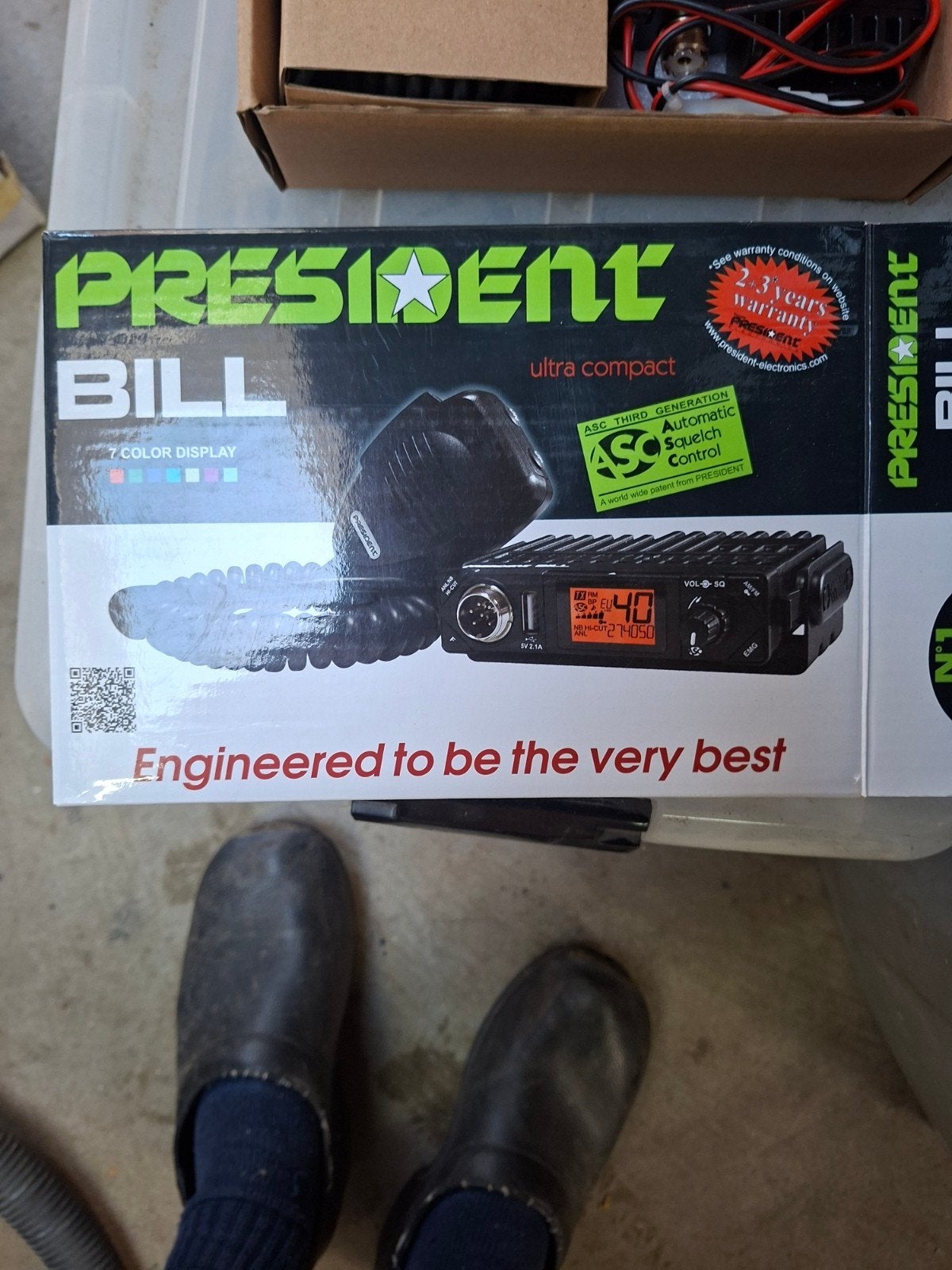 27mc president Bill, Ophalen of Verzenden, Zo goed als nieuw, Zender en Ontvanger