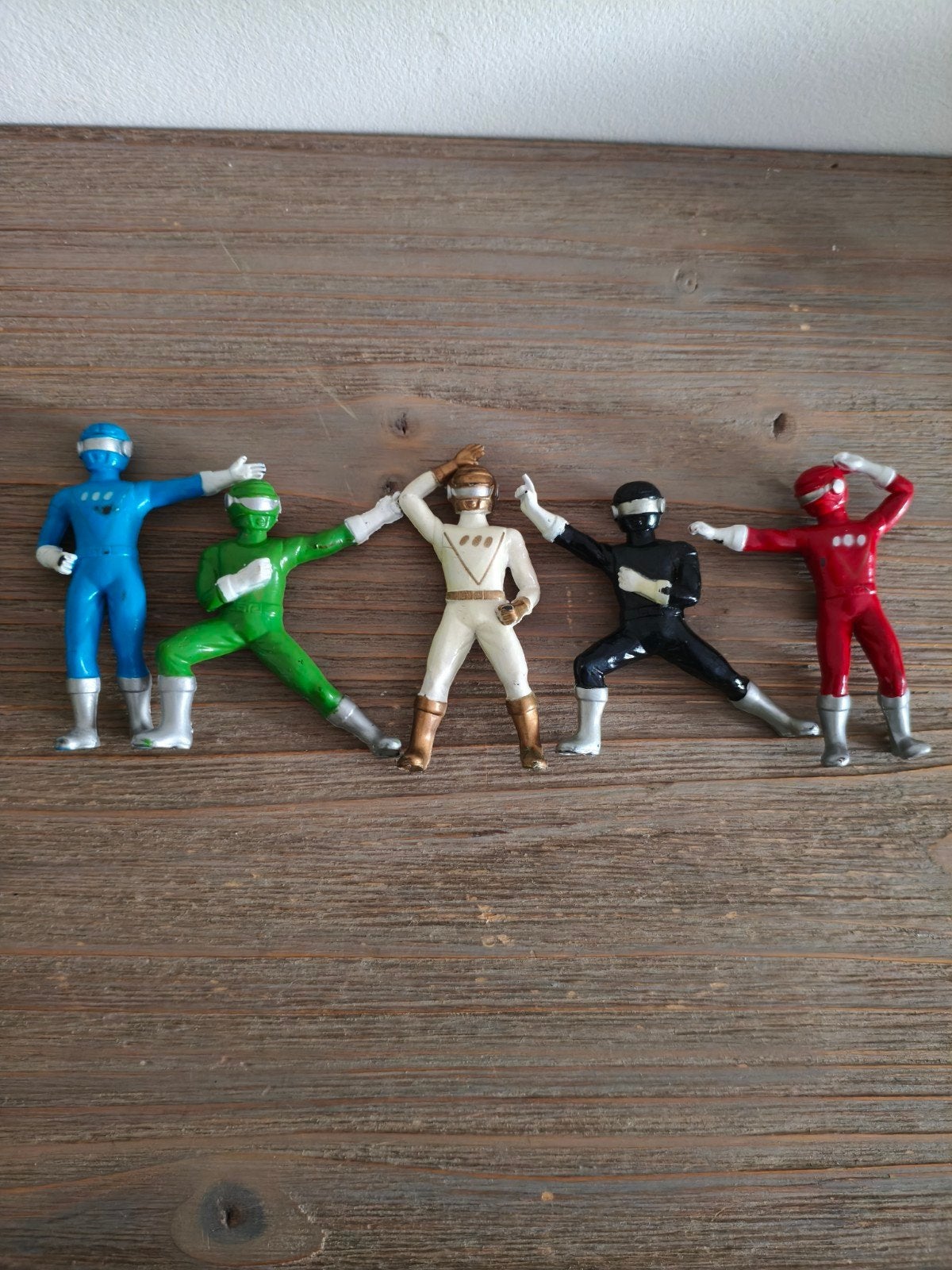 Vintage Power Rangers figuren jaren '90, Ophalen of Verzenden, Gebruikt