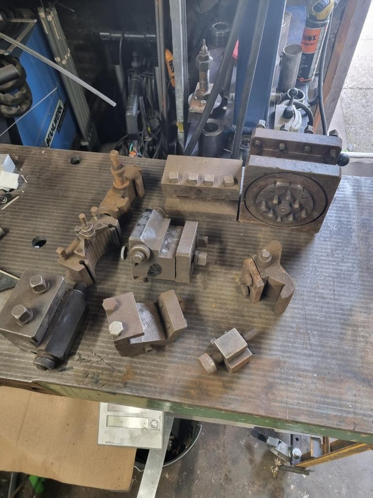 Diverse draaibank onderdelen - Gereedschap en accessoires, Doe-het-zelf en Verbouw, Gereedschap | Machine-onderdelen en Toebehoren