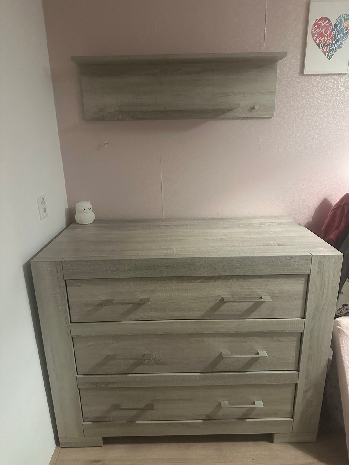 Interbaby Palermo Commode met plank - Zo goed als nieuw, Ophalen, 50 tot 70 cm, Zo goed als nieuw, 75 tot 100 cm