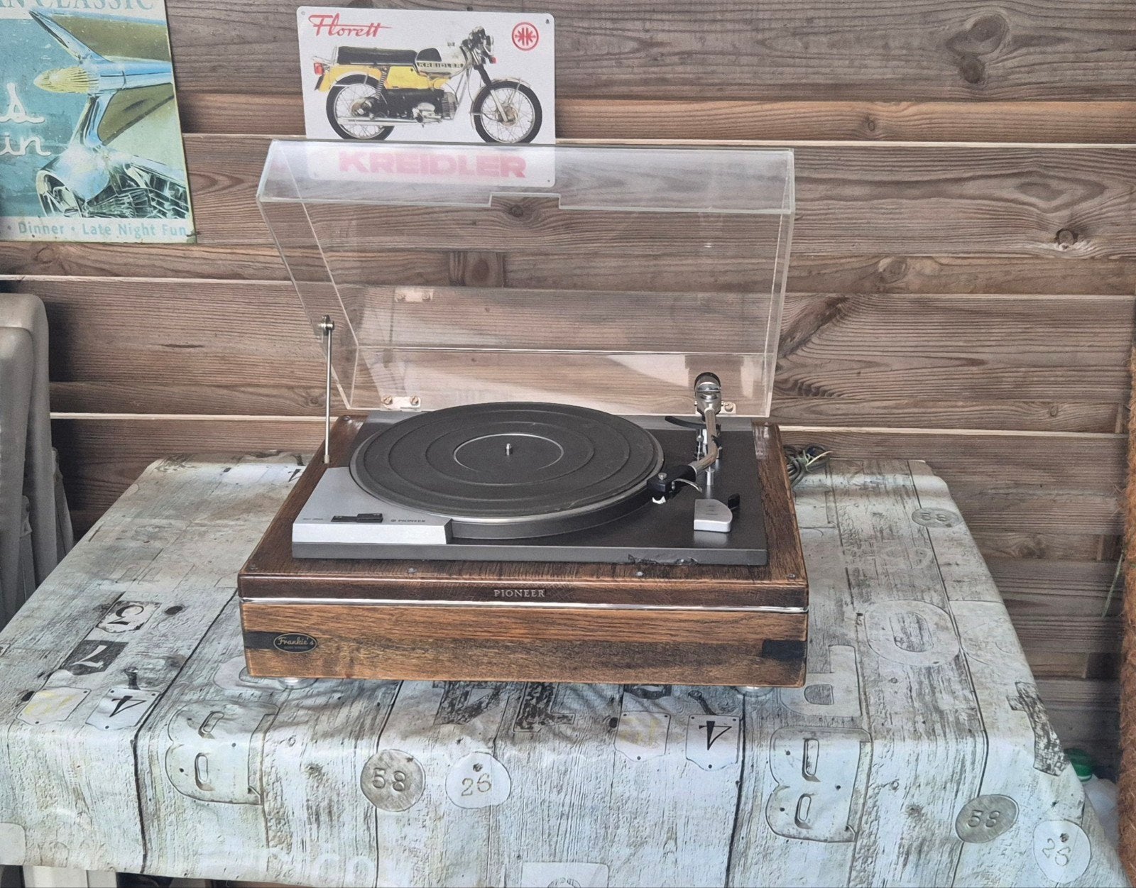 platenspeler Pioneer PL-41 custom, Ophalen, Refurbished, Platenspeler, Pioneer