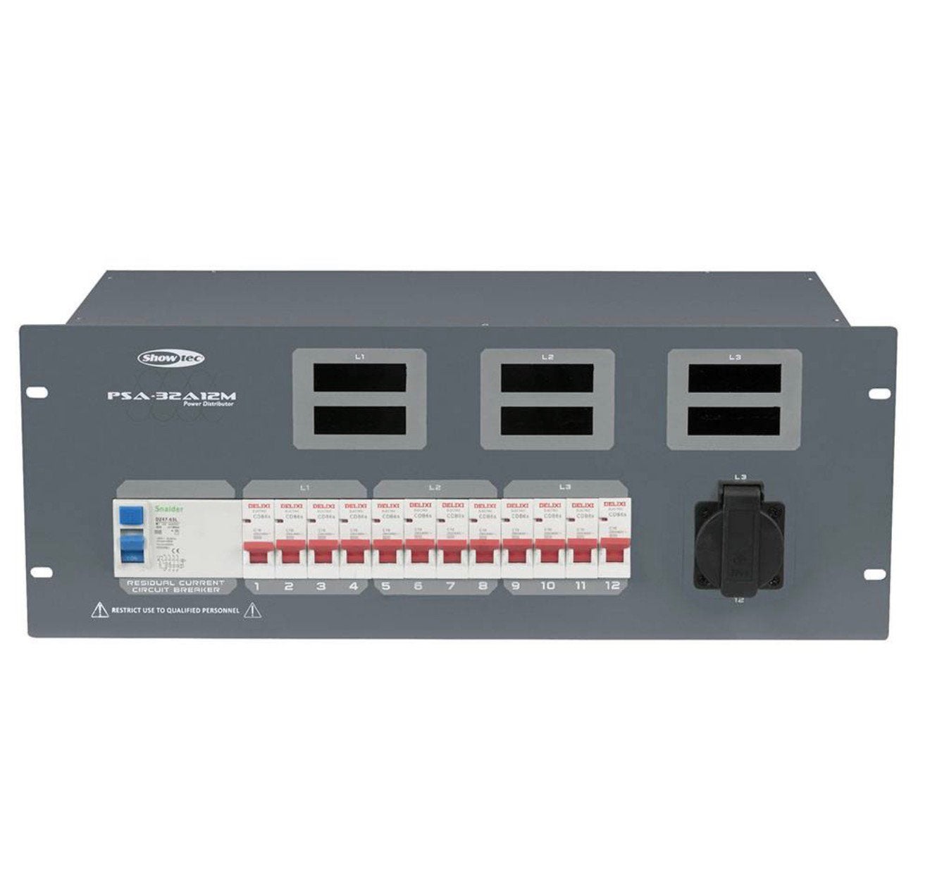 Gezocht :  Showtec PSA-32A12M stroomverdeler 32A, Ophalen of Verzenden, Zo goed als nieuw