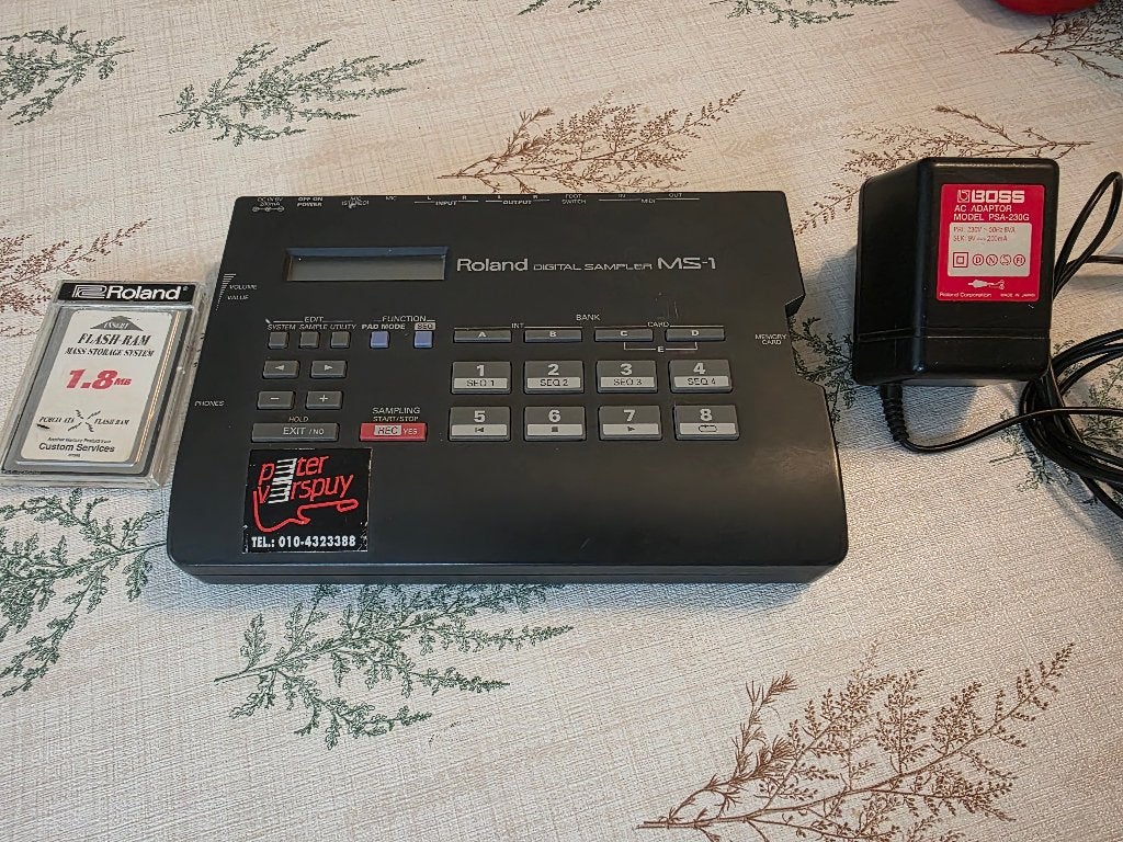 Roland MS1 lo-fi sampler, Muziek en Instrumenten, Samplers, Ophalen of Verzenden, Gebruikt