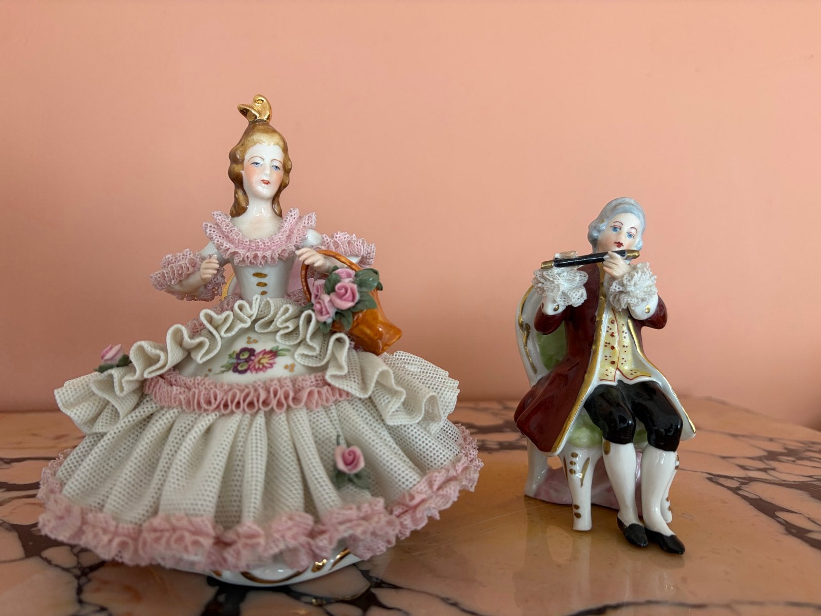 Dresden porseleinen beeldjes, Antiek en Kunst, Ophalen
