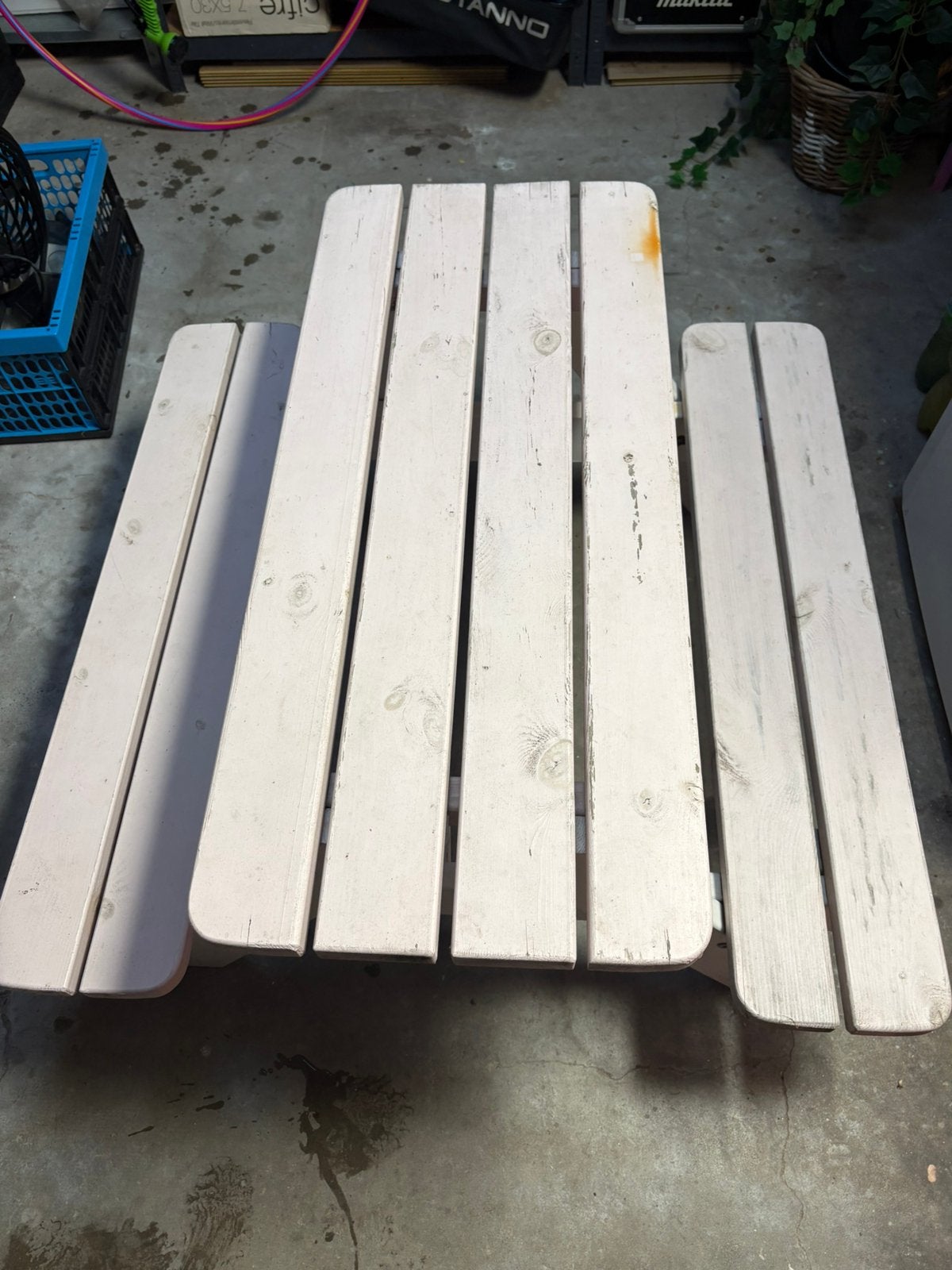 Picknicktafel voor kinderen, Ophalen, Zo goed als nieuw, Rechthoekig, Hout