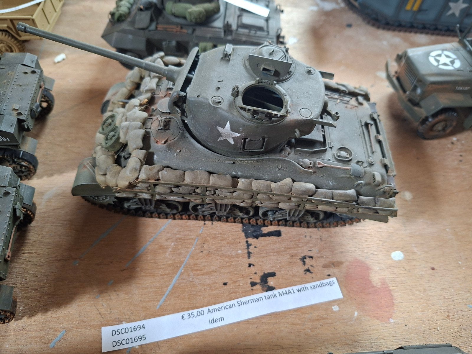 Sherman tank  1/35  modelbouw, Ophalen of Verzenden, 1:35 tot 1:50