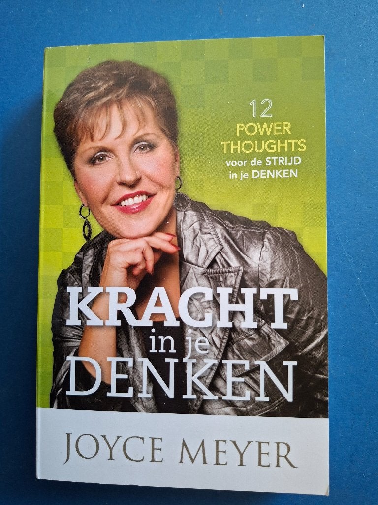 Kracht in je denken *Joyce Meyer, Verzenden, Zo goed als nieuw, Overige onderwerpen, Achtergrond en Informatie