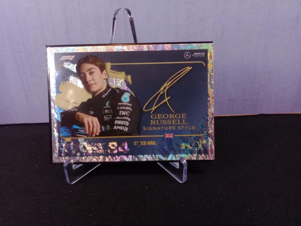 Topps Turbo Attax 2024 George Russell Signature Style, Ophalen of Verzenden