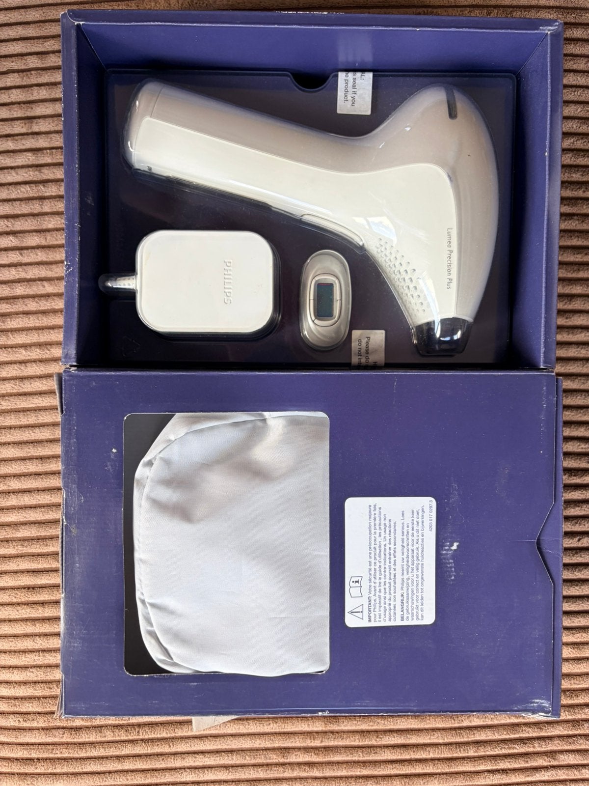 Philips Lumea Precision Plus IPL ontharingsapparaat,, Ophalen of Verzenden, Zo goed als nieuw, Scheren en Epileren