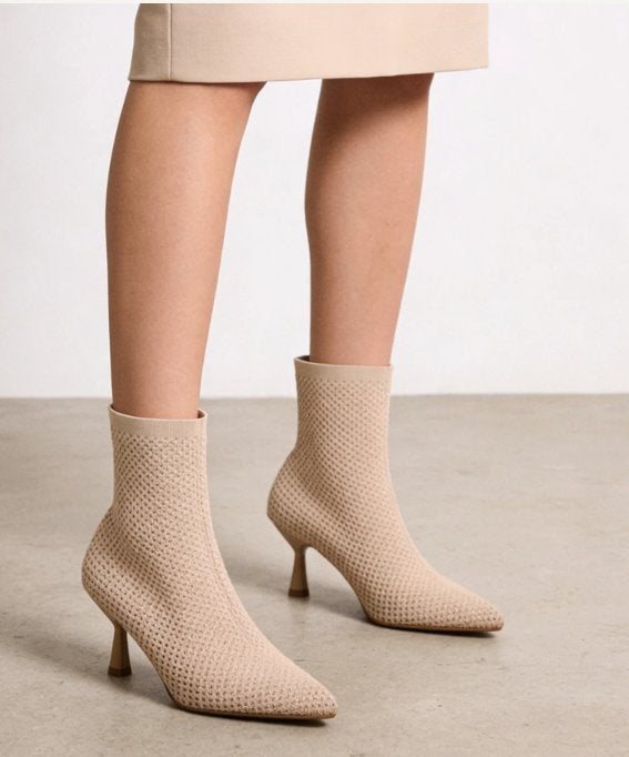 Dames laarsjes De Miss Elastic Duncan in Camel  maat 41, De Miss Elastic, Beige, Lage of Enkellaarzen, Nieuw