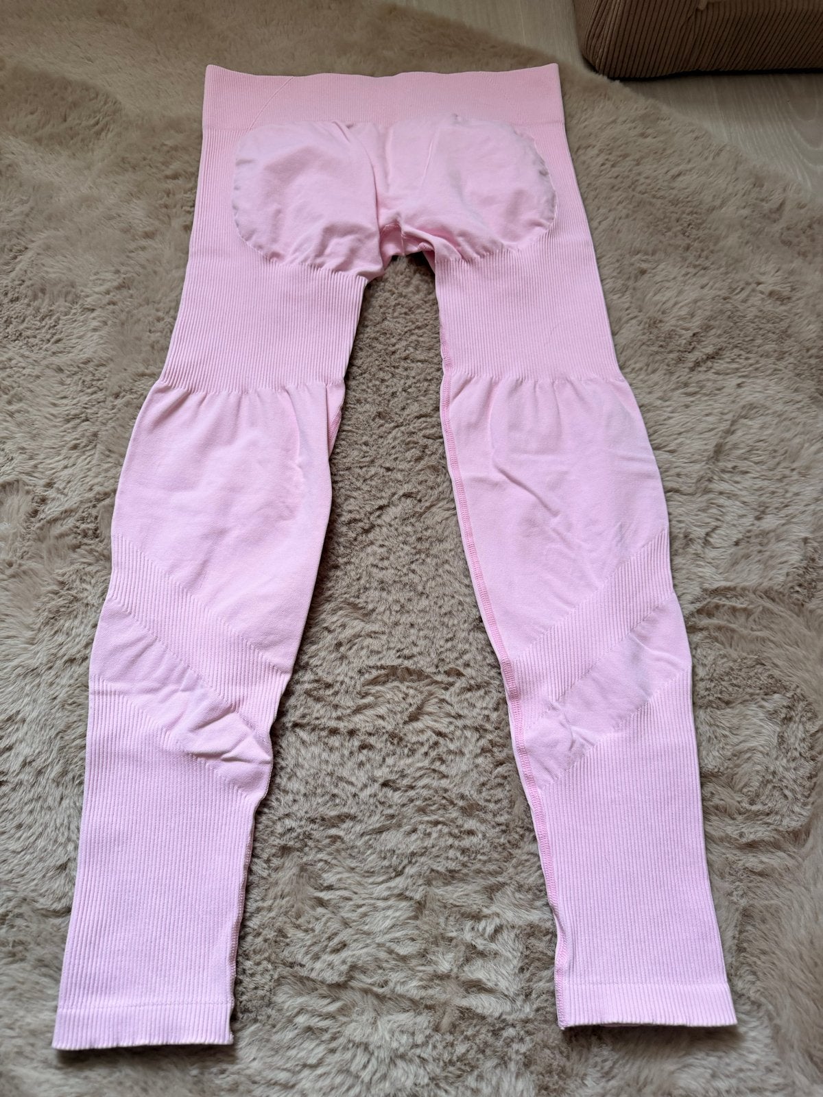 Roze sportlegging met scrunch detail - Maat XL, Kleding | Dames, Maat 46/48 (XL) of groter, Ophalen of Verzenden, Roze, Fitness of Aerobics