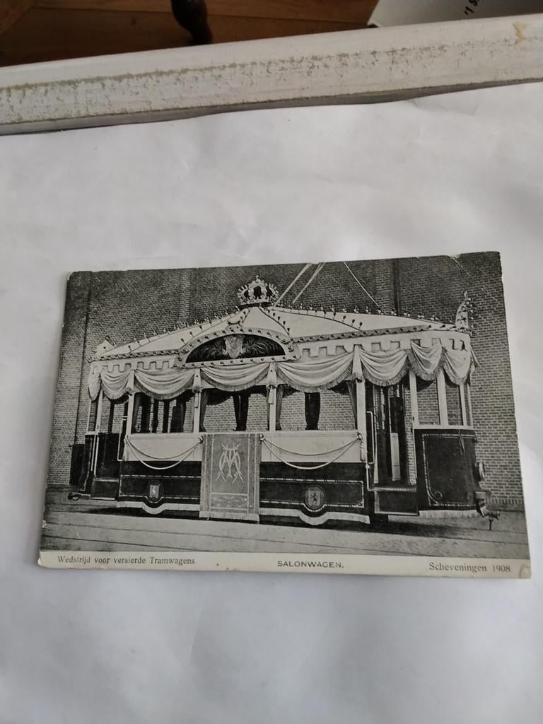 SCHEVENINGEN  1908.  SALONWAGEN, Ophalen of Verzenden, Voor 1920