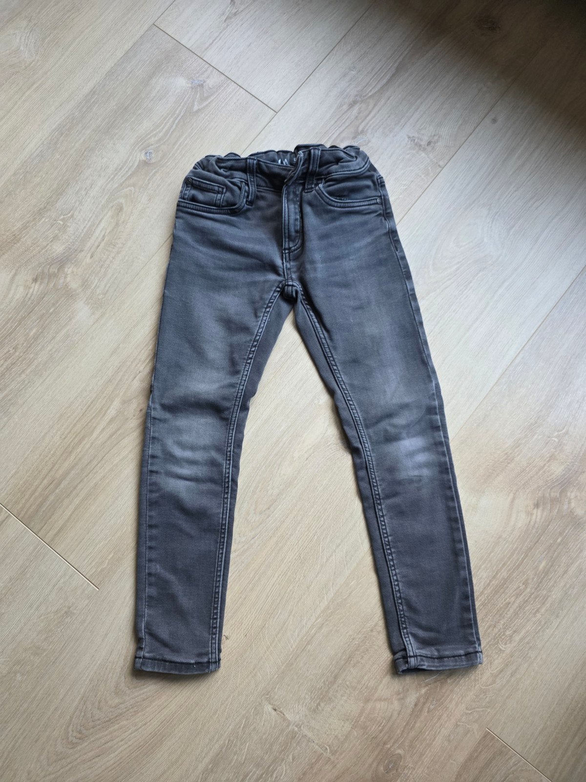 Grijze skinny jeans maat 128, Broek, Gebruikt, C&A, Ophalen of Verzenden