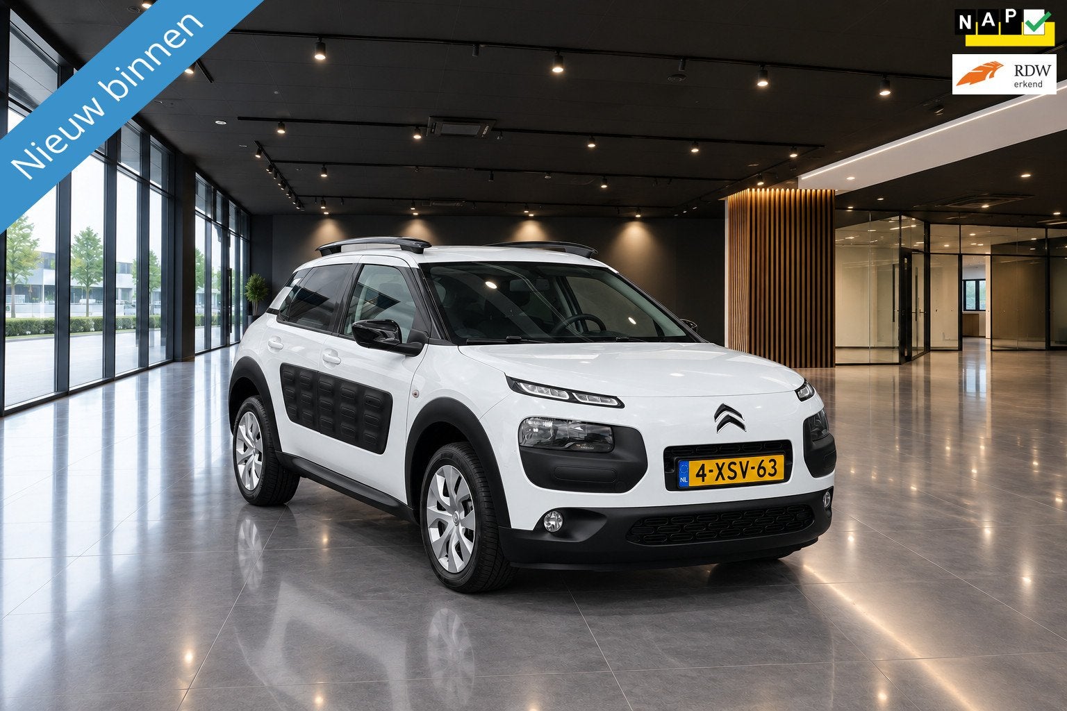 Citroen C4 Cactus 1.2 E-VTi FEEL 5DRS AUTOM. NW-D-RIEM, Stof, 82 pk, Origineel Nederlands, 3 cilinders