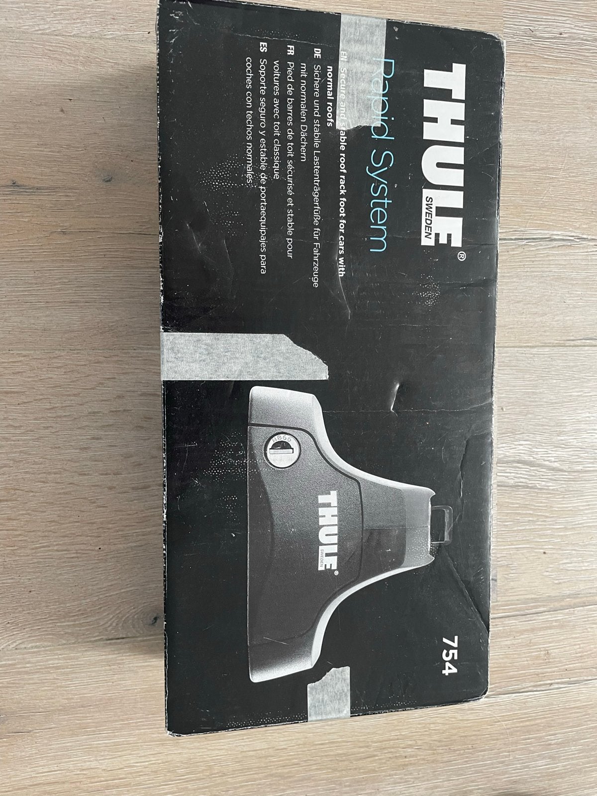 Thule Rapid System 754 dakdragerset - Met doos, Auto diversen, Ophalen of Verzenden, Zo goed als nieuw