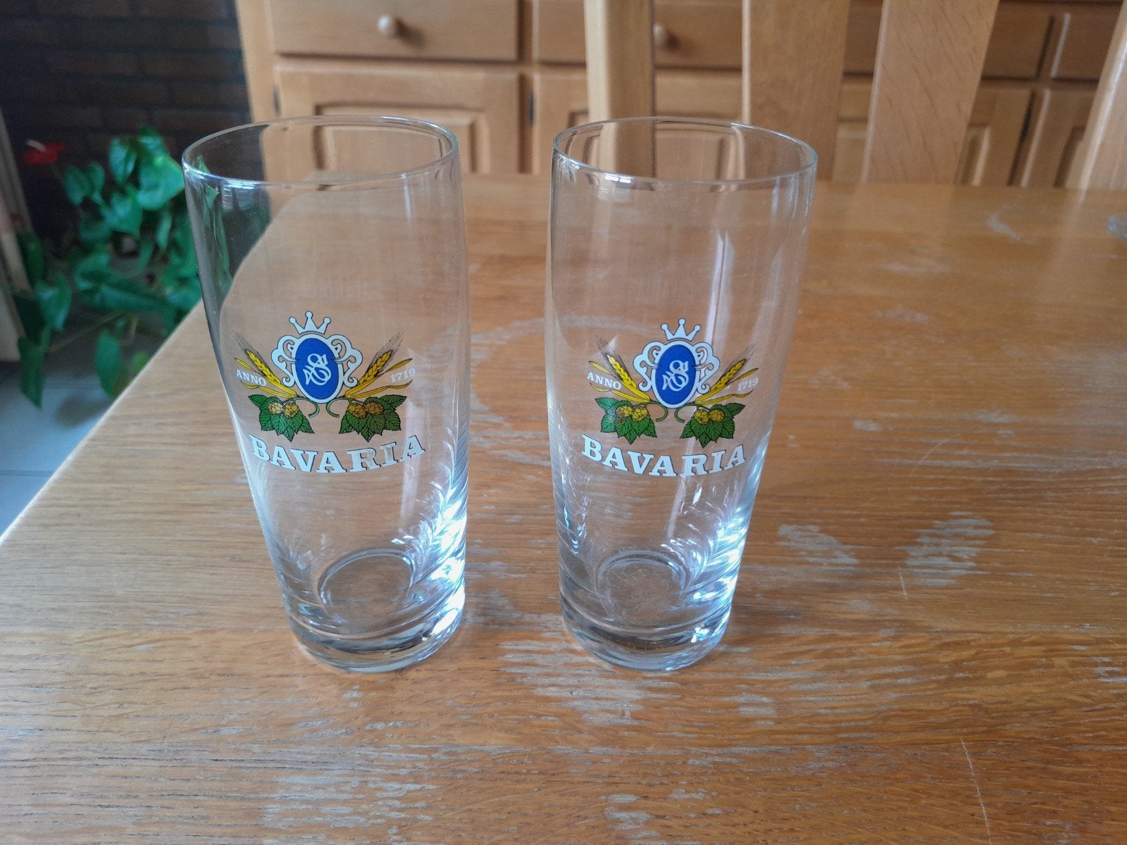2 bavaria bier glazen, Verzamelen, Ophalen of Verzenden, Nieuw, Glas of Glazen, Bavaria