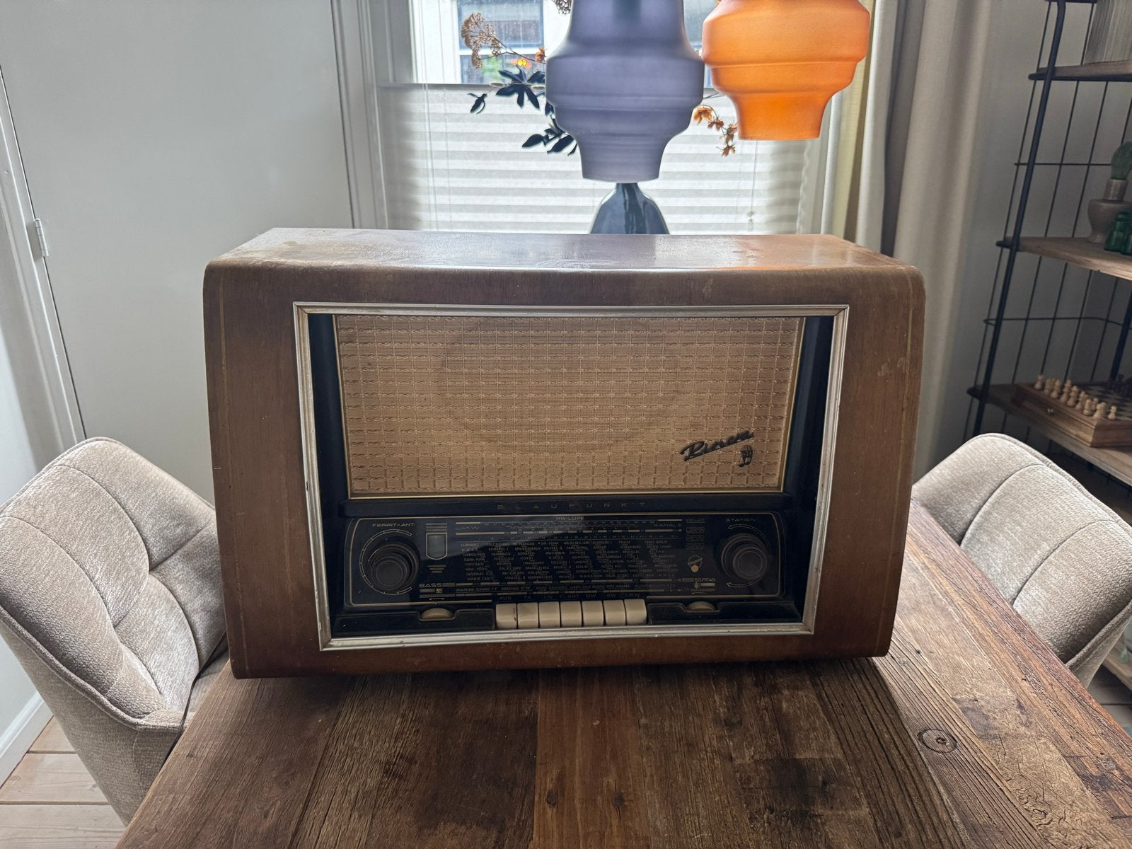 Oude radio - Niet werkend - Voor onderdelen of decoratie, Ophalen, Niet werkend, Radio