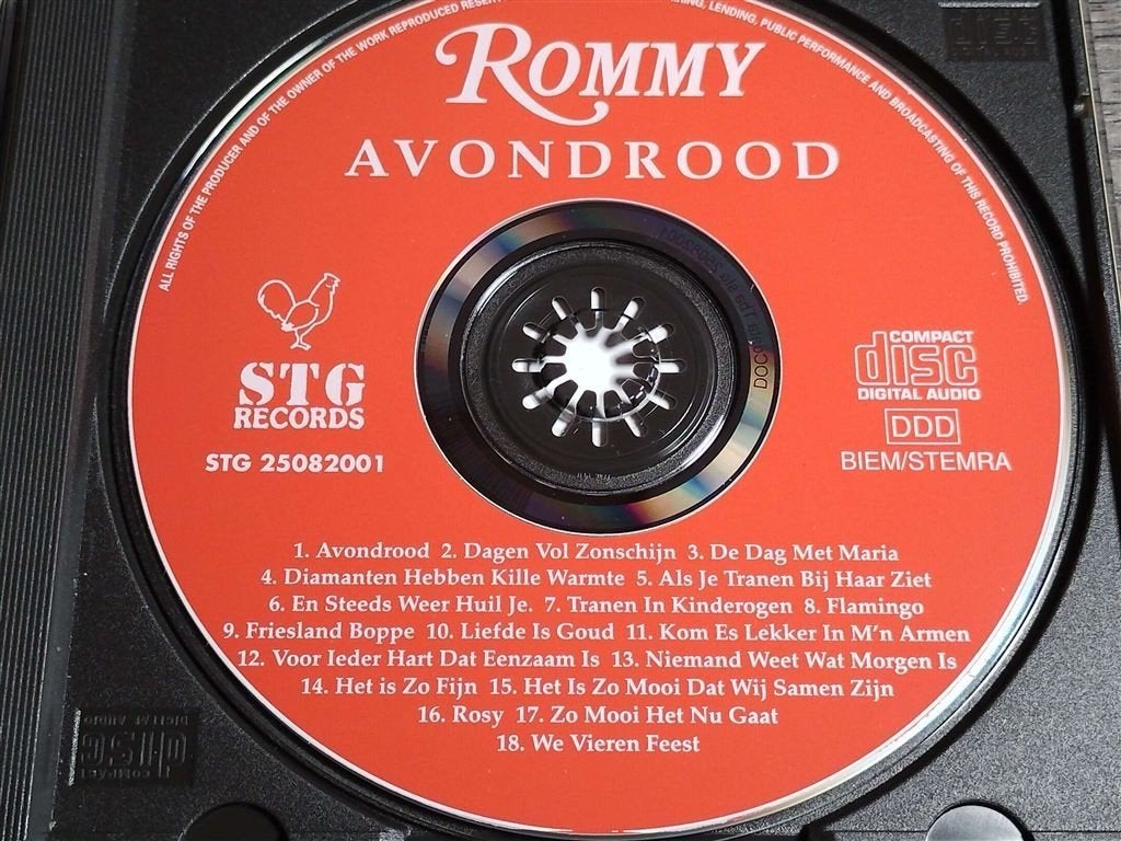 Rommy – Avondrood, Ophalen of Verzenden, Zo goed als nieuw, Levenslied of Smartlap