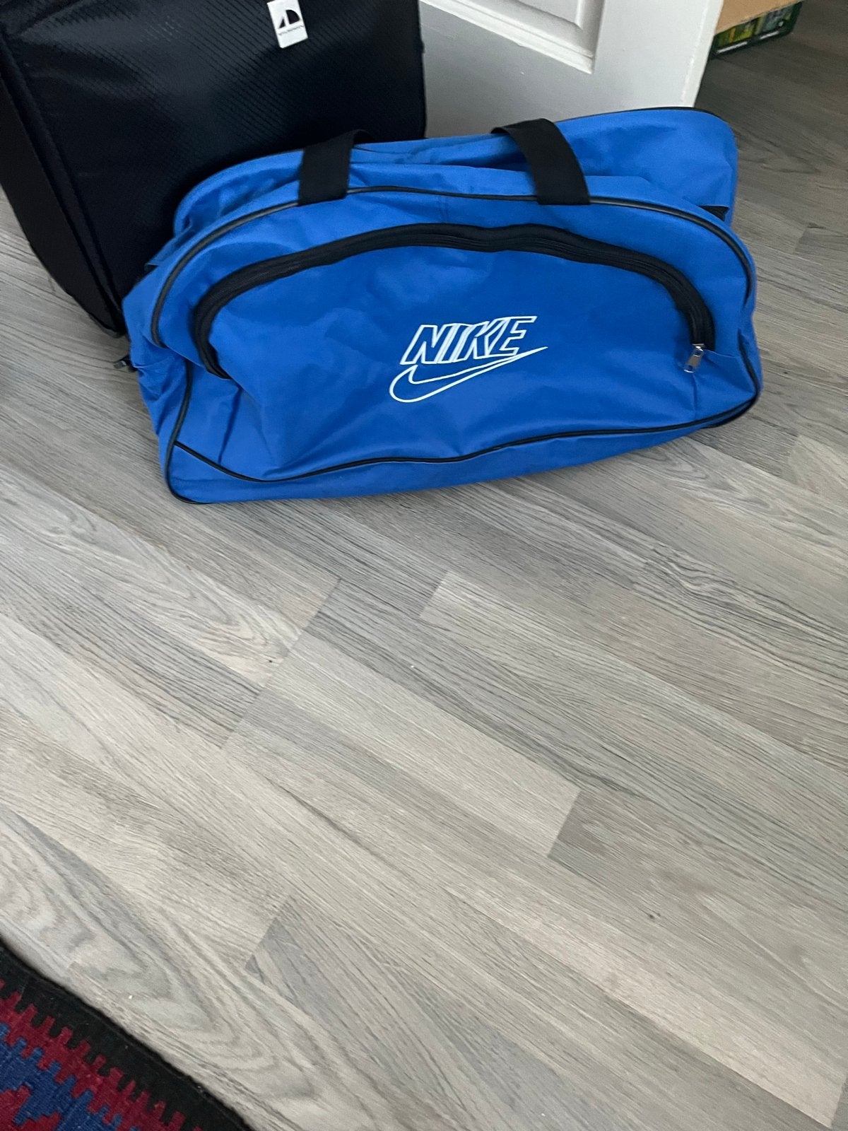 Nike Sporttas Blauw - Ideaal voor Sport en Reizen, Ophalen of Verzenden, Gebruikt, Unisex volwassen