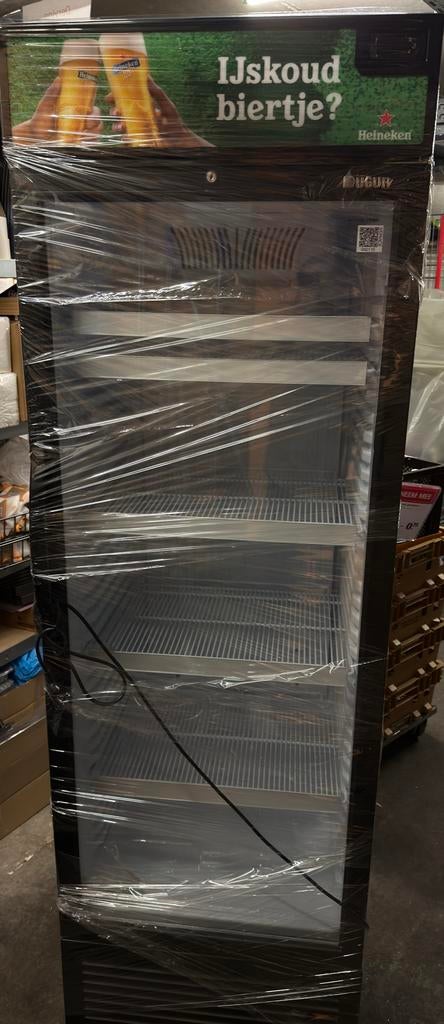 Heineken koelkast met glazen deur en LED - in goede staat!, Witgoed en Apparatuur, Koelkasten en IJskasten, Ophalen, 200 liter of meer