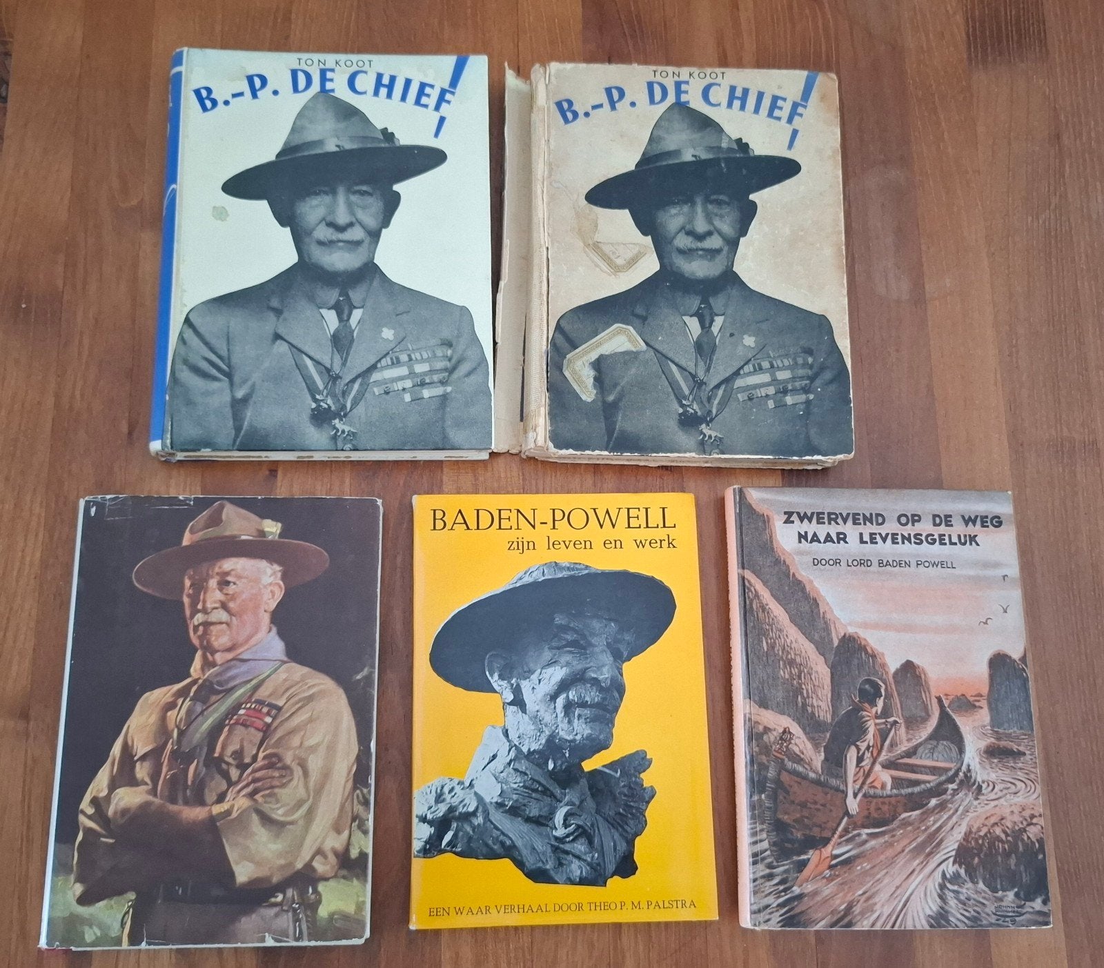 5 Scouting boeken van/over Baden Powell, Verzamelen, Scouting, Boek of Tijdschrift, Ophalen of Verzenden