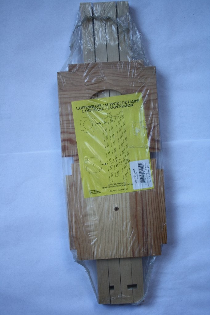Lampenframe hout bouwpakket 54,5x17,5cm, Verzenden, Nieuw, Hout, Knutselset