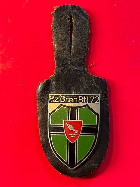 Borstzakhanger Duitse Leger Panzergrenadierbataillon 72, Verzamelen, Verzenden, Landmacht, Duitsland, Embleem of Badge