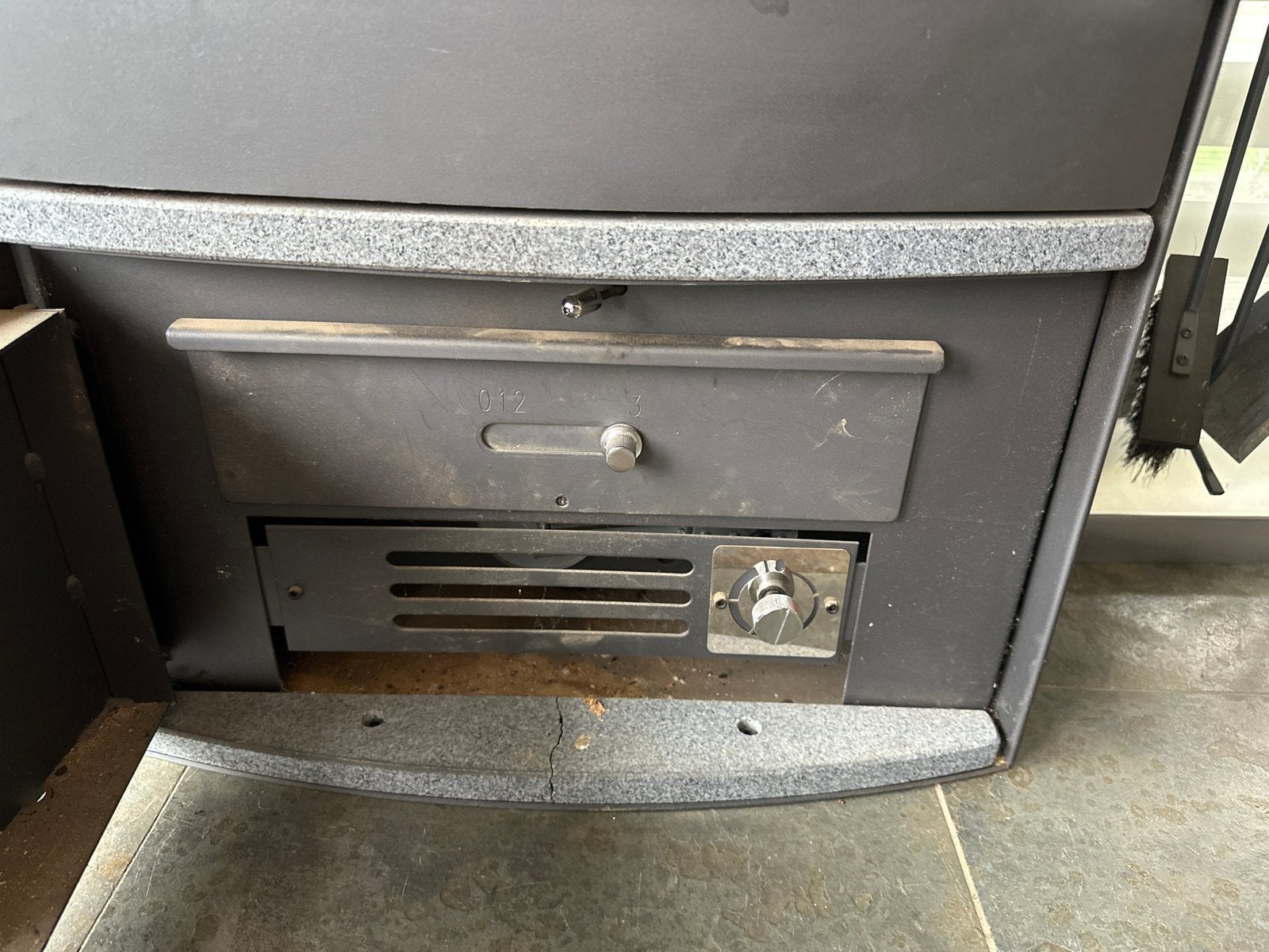 Houthaard - 6 kW - speksteen € 475.00, Gebruikt, Ophalen of Verzenden, Vrijstaande haard, X