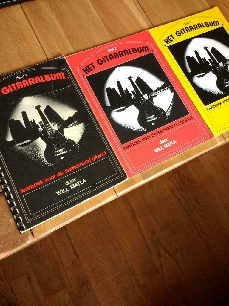 lesboeken gtiaar-Wil Matla-gitaaralbum delen  1,2, 3, Klassiek, Les of Cursus, Ophalen of Verzenden, Gitaar