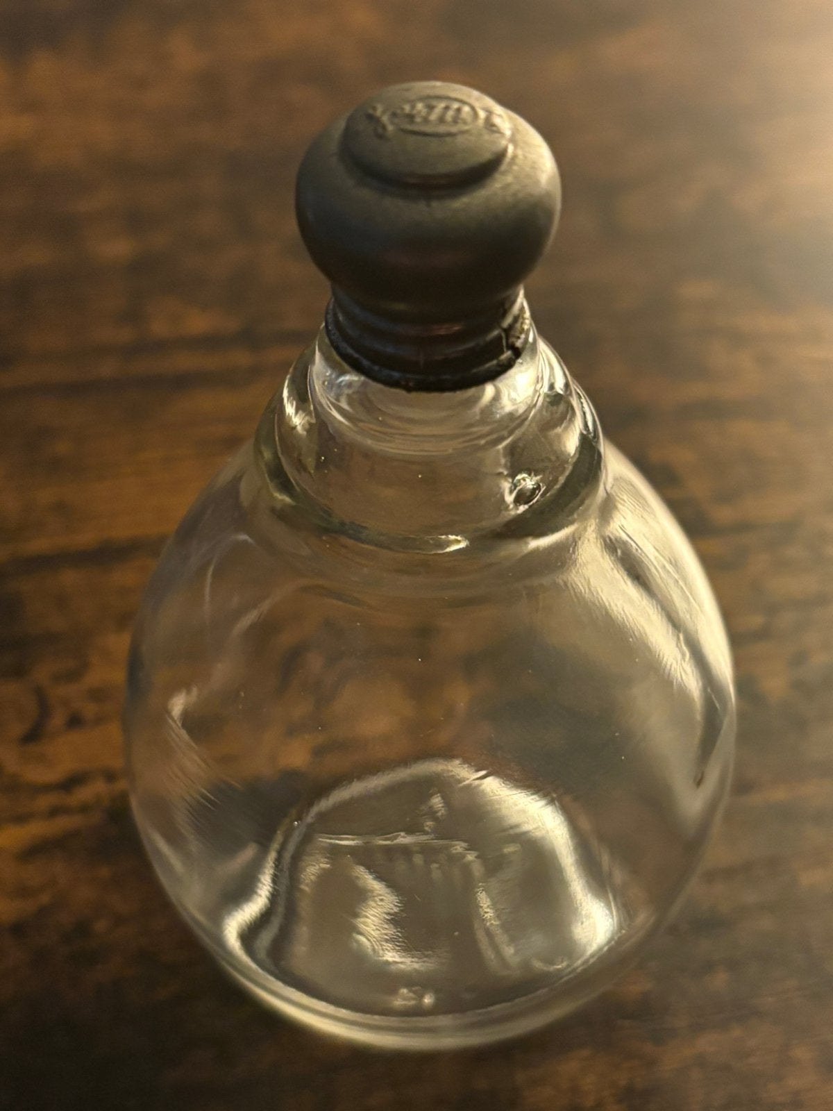 Vintage glazen 4711 Eau de Cologne-fles, Verzamelen, Parfumverzamelingen, Ophalen of Verzenden, Zo goed als nieuw, Parfumfles