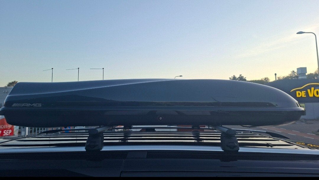 Thule dakkoffer 190x72x40 - Zwart (AMG/Mercedes look), Ophalen of Verzenden, Zo goed als nieuw