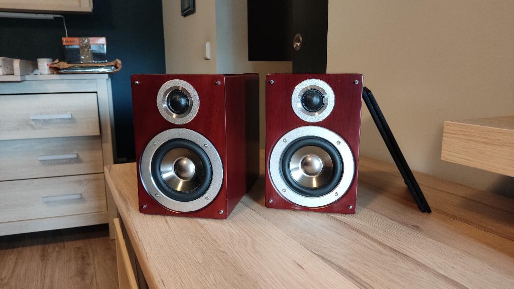 prachtige Philips boekenplank speakers, Ophalen, Philips, Zo goed als nieuw, Minder dan 60 watt