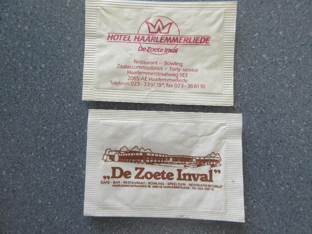 2 x Haarlemmerliede, De Zoete Inval, Verzenden, Nederland