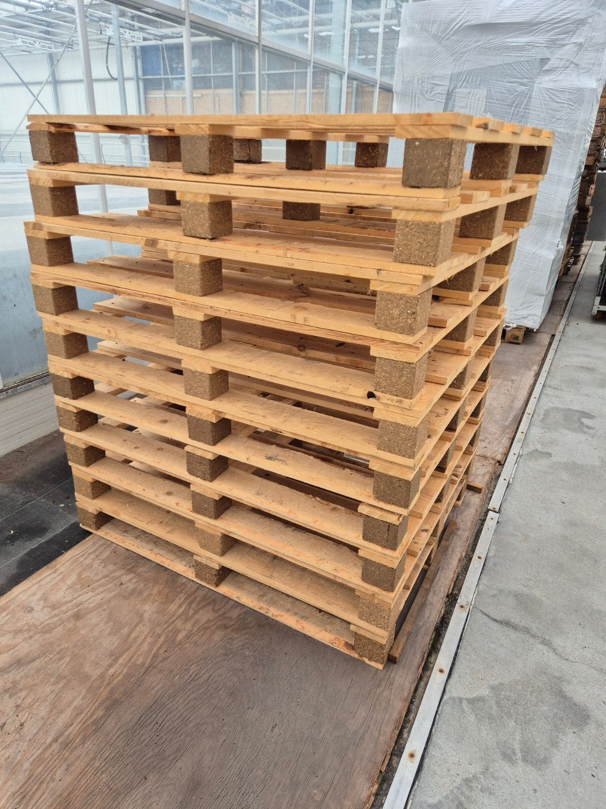 150 Blokpallets 120x100 cm, Ophalen, 100 cm of meer, 60 cm of meer, Zo goed als nieuw