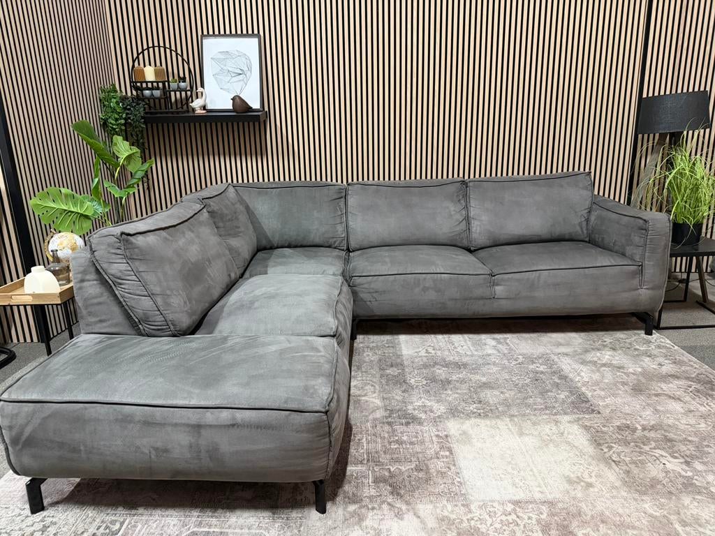 “GRATIS LEVERING” Prachtige kunstlederen hoekbank! 260x230, 125 tot 150 cm, Hoekbank, Ophalen of Verzenden, Zo goed als nieuw